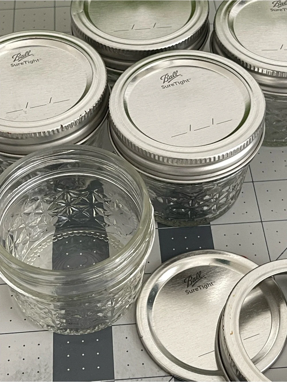 Ball SureTight Glass Jar Lids - Silver (Set of 5)
